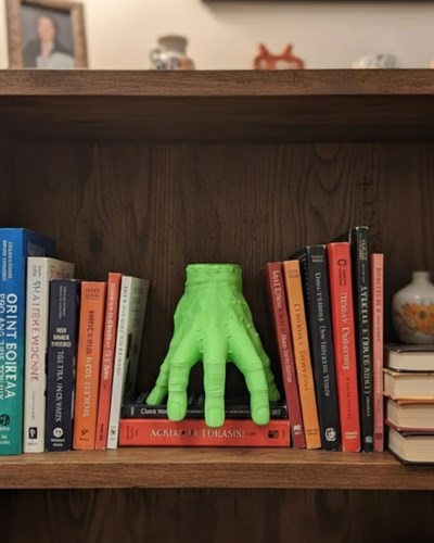 3D Modern Yeşil El Heykeli 27x22 cm Raf ve Konsol Üstü Dekor