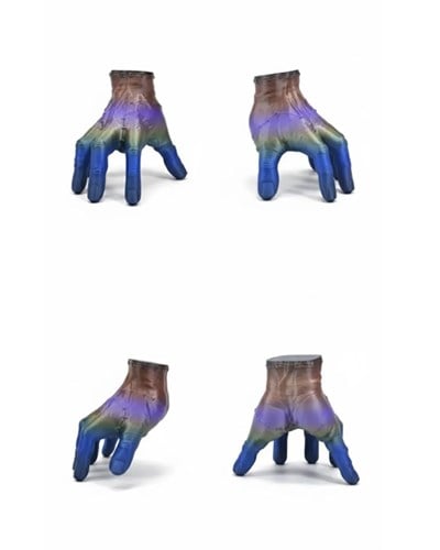 3D Multicolor El Biblo 27x22 cm Sanatsal ve Dikkat Çekici Dekor