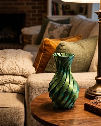 3D ÜRÜN SPİRAL VAZO