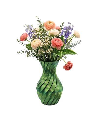 3D ÜRÜN SPİRAL VAZO