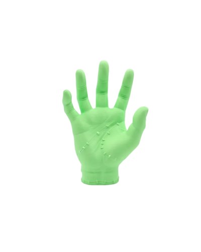 3D Yeşil El Dekoratif Heykel 27x22 cm Büyük Boy Modern Tasarım