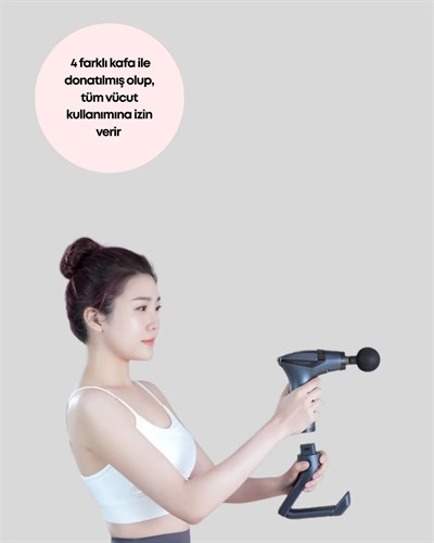 3in1 Fonksiyonel Şarjlı Masaj Aleti Ayak Yüz Vücut Masajı