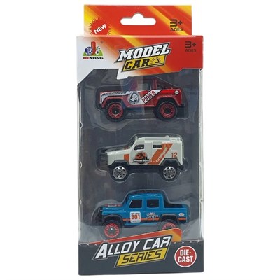 3lü Araba Off-Road Seti - Die Cast