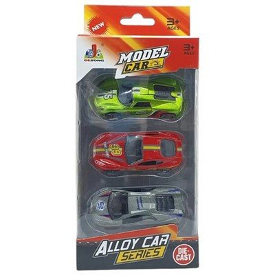 3lü Araba Yarış Seti - Die Cast