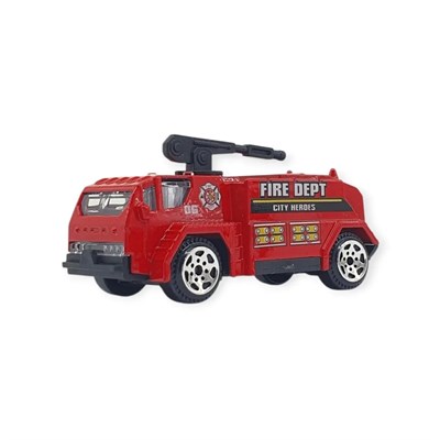 3lü İş Makinaları Road Seti - Die Cast - DS044 - İtfaiye