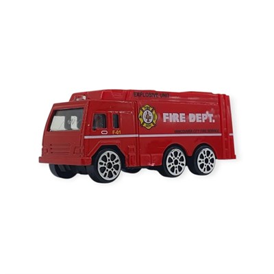 3lü İş Makinaları Road Seti - Die Cast - DS044 - İtfaiye