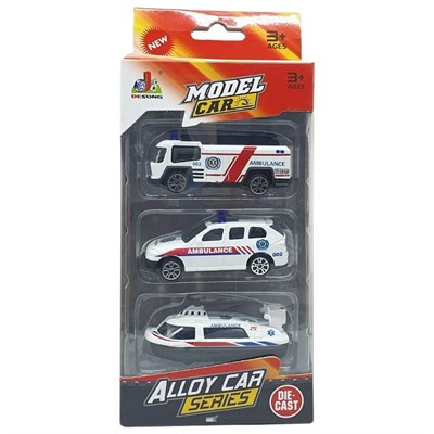 3lü İş Makinaları Road Seti - Die Cast
