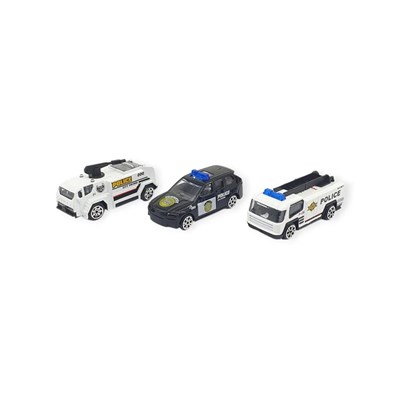 3lü İş Makinaları Road Seti - Die Cast