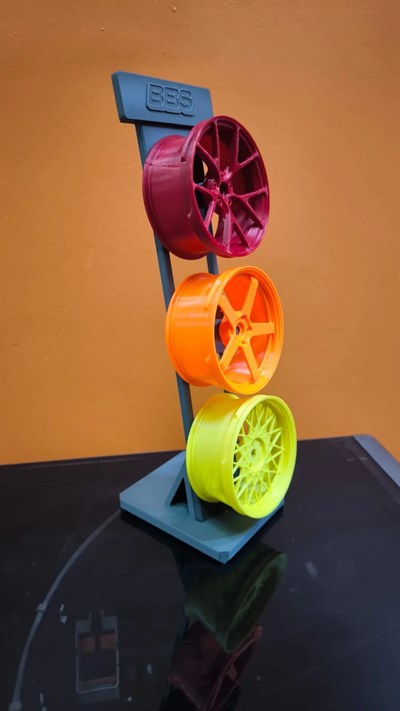 3’lü Jant Dekor Seti Masa Üstü ve Salon İçin Modern Spor Tasarım