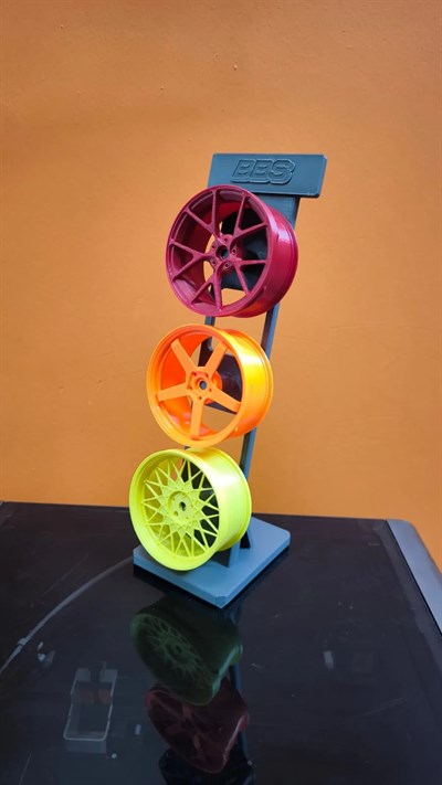 3’lü Jant Dekor Seti Masa Üstü ve Salon İçin Modern Spor Tasarım