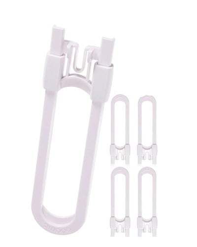 4 Adet Dolap Kapak Kilidi Ev İçi Güvenlik İçin Pratik Koruma Seti