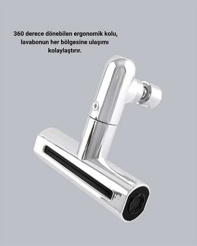 4 Fonksiyonlu Musluk Başlığı 360 Derece Dönebilen ve Su Tasarruflu