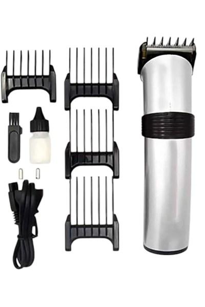 4 Taraklı Taşınabilir Profesyonel Saç ve Sakal Kesme Tıraş Makinesi
