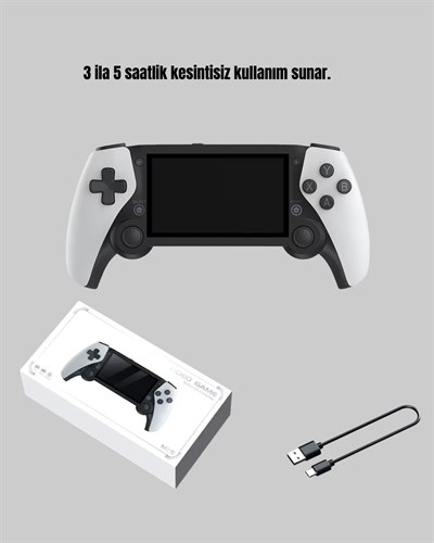 4.3 İnç Ekranlı Retro Oyun Konsolu – 64 GB Hafızalı, Şarjlı ve Multimedya Destekli