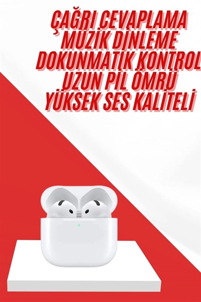 4.Nesil Bluetooth Kulaklık Yüksek Ses Kaliteli Dokunmatik Kontrol Özellikli