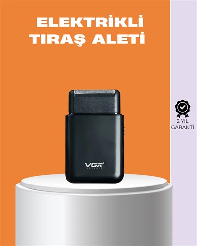 45 Dakika Çalışma Süreli Şarjlı Tıraş Makinesi | ABS Gövdeli