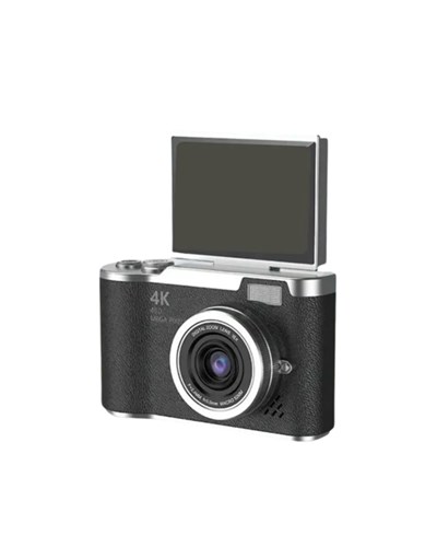 48 MP Kompakt Dijital Kamera 4K Video 8X Zoom ve Flip Ekran Selfie Vlog Uyumlu