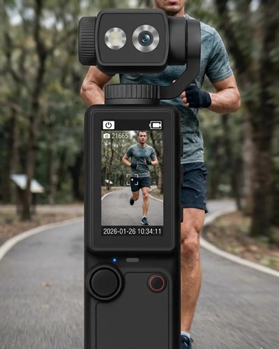 4K Aksiyon ve Vlog Kamera 2.0 İnç IPS Ekran Otomatik Odaklama ve Kompakt Tasarım