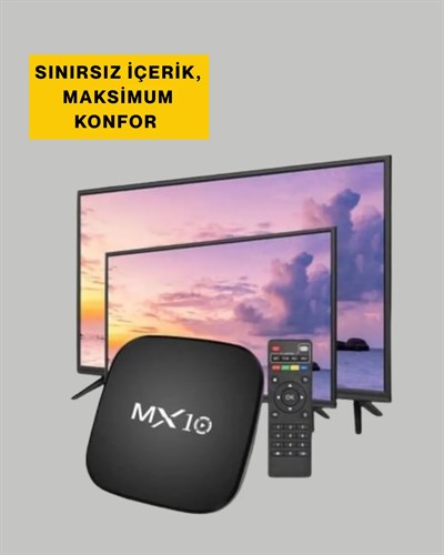 4K UHD Android Medya Oynatıcı 8 GB Hafıza 2 GB RAM Wi-Fi Destekli