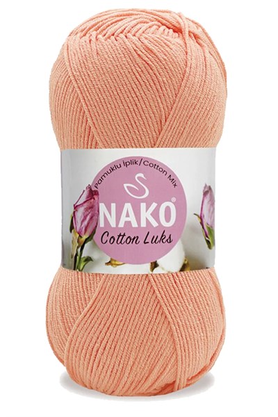5 Adet Cotton Lüks Yelek Tunik Kazak Bluz Hırka İpi Yünü Somon 97594