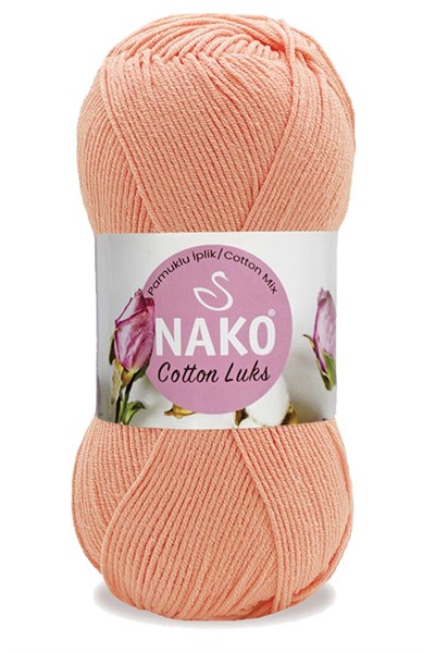 5 Adet Cotton Lüks Yelek Tunik Kazak Bluz Hırka İpi Yünü Somon 97594