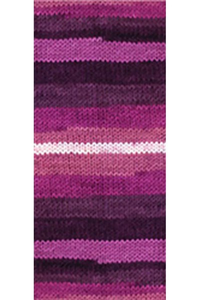 5 Adet Vega Stripe Premium Akrilik El Örgü İpi Yünü No: 82413