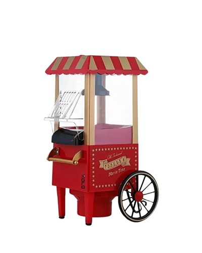 5 Dakikada Popcorn Hazırlayan Yağsız Patlatma Makinesi