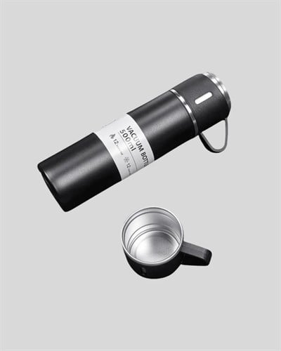 500 ml Vakumlu Termos – Çift Kat Paslanmaz Çelik, Sızdırmaz Kapağıyla Sıcak ve Soğuk İçeceklere Özel