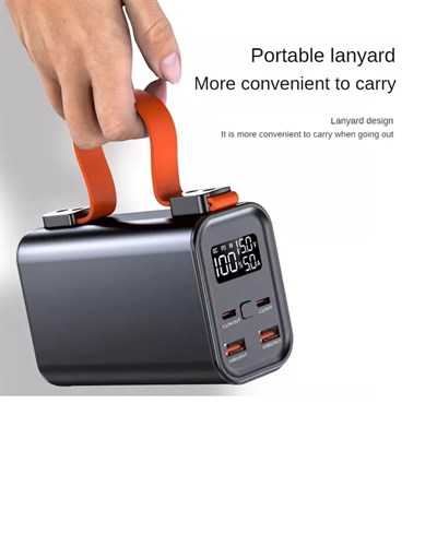 50000mAh Yüksek Kapasiteli Power Bank Çoklu Çıkışlı Fast Charge