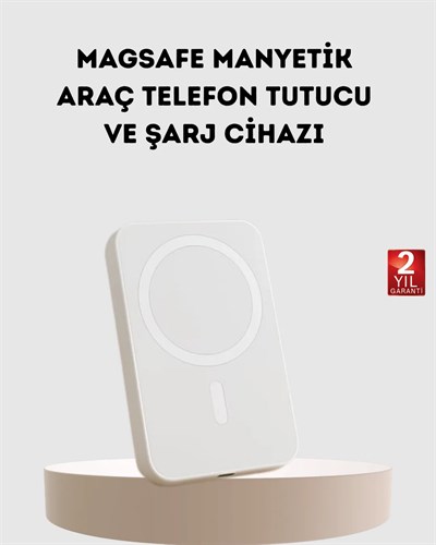 5000mAh Manyetik Powerbank – iPhone Serisi İçin Taşınabilir Kablosuz Şarj Cihazı