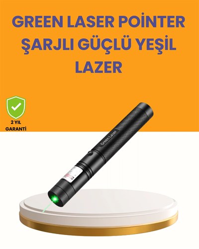 5000mW Yeşil Lazer Pointer Profesyonel Uzun Menzilli