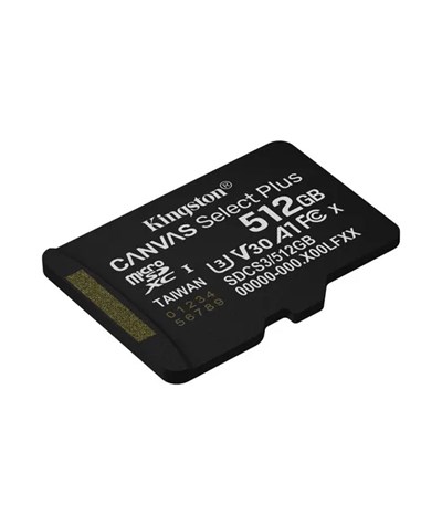 512GB microSDXC Canvas Select Plus Gen3 150MB/s A1 Card + Adapter