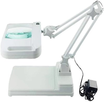 5X 10X Büyüteç - LED Işıklı Süper Parlak Enerji Tasarruflu Masa Lambası Lt