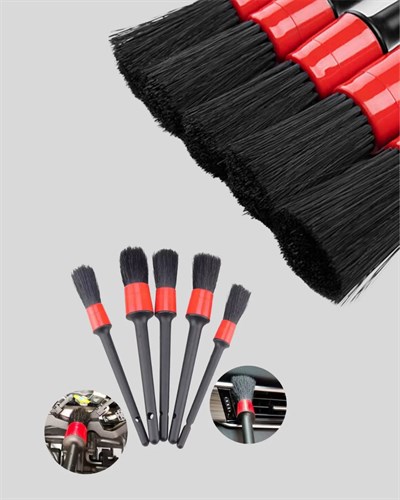 5li Araç Temizlik Fırça Seti-Detaylı Temizlik İçin Çok Amaçlı Fırçalar