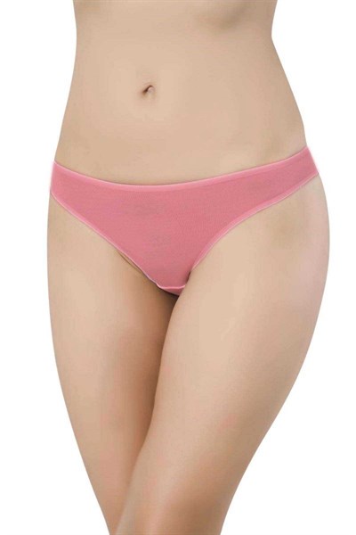 6 adet Süper Eko Set Likralı Kadın Slip Külot Pudra Fuşya mudanis