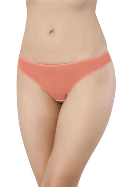 6 adet Süper Eko Set Likralı Kadın Slip Külot Pudra Fuşya mudanis