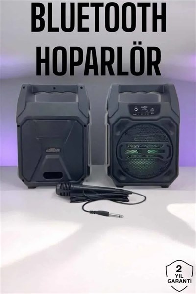 6.5 İnç Kablosuz Hoparlör Bluetooth Bağlantılı Yüksek Ses Kaliteli