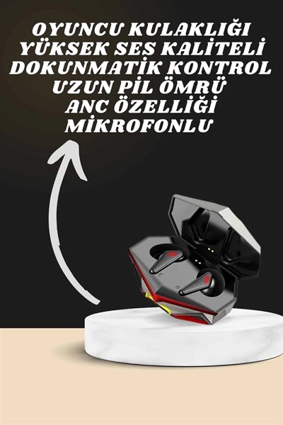 7 Kordonlu Akıllı Saat Ve Oyuncu Kulaklığı Bluetooth Bağlantılı Android ve İOS Uyumlu