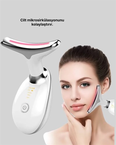 7 Renkli LED Cilt Yenileyici Masaj ve Bakım Cihazı