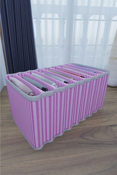 8 Bölmeli Dolap ve Çekmece Içi Düzenleyici Akordiyon Organizer L