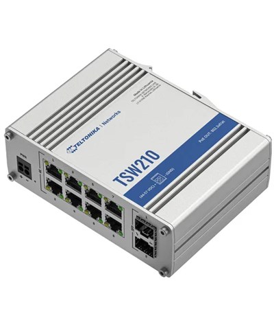 8 x 1 Gbps ETH Port 2 x 1 Gbps SFP Unmanaged Switch