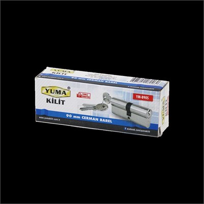 90 mm Nikel Saten Silindir Barel (3 Anahtar)