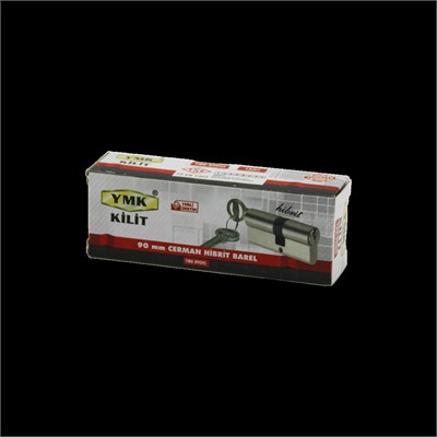 90mm Nikel Saten Cerman Barel Silindir (2 Anahtar)