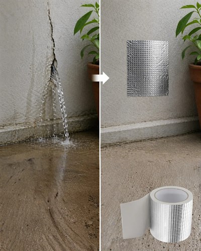 96mm Geniş Tamir Bandı 2 Metre Çatı Boru Balkon Sızdırmaz Onarım Bandı