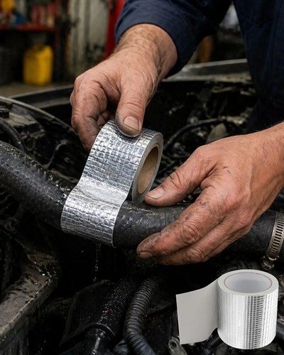 96mm Güçlü Yapışkan Tamir Bandı 2 Metre Su Geçirmez Çift Katmanlı Bant