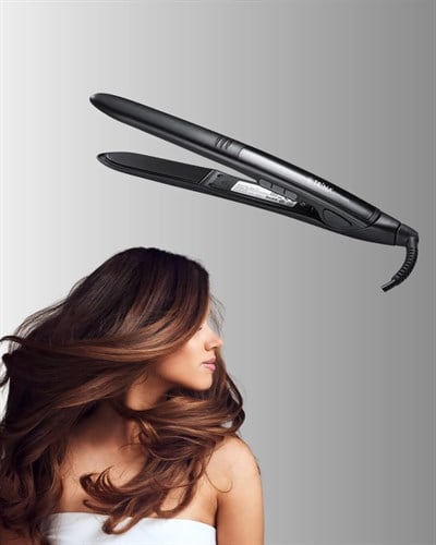 A Kalite Orijinal 2025 Isı Ayarlı Titanyum Seramik Plakalı Profesyonel Saç Düzleştirici
