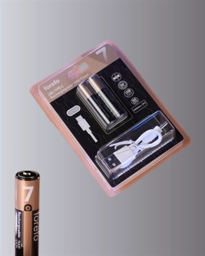 AAA Boyutunda USB Şarjlı Pil – Kompakt Tasarım, Geniş Uyumluluk