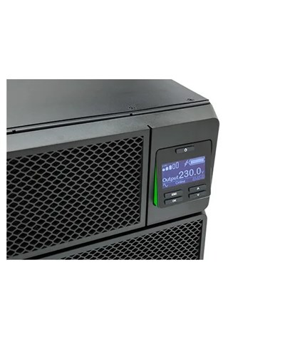 APC Smart-UPS On-Line, 5kVA, Rackmount 3U, 230V, 6x C13+4x C19 IEC outlets, Network Card+SmartSlot, Extended runtime, W/ rail kit
