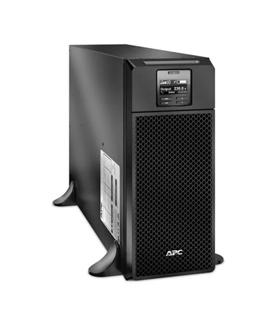 APC Smart-UPS On-Line 6kVA Tower 230V 6x C13+4x C19 IEC outlets Network Card+SmartSlot Extended runtime W/O rail kit