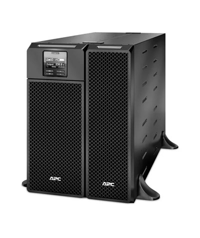 APC Smart-UPS On-Line 6kVA Tower 230V 6x C13+4x C19 IEC outlets Network Card+SmartSlot Extended runtime W/O rail kit